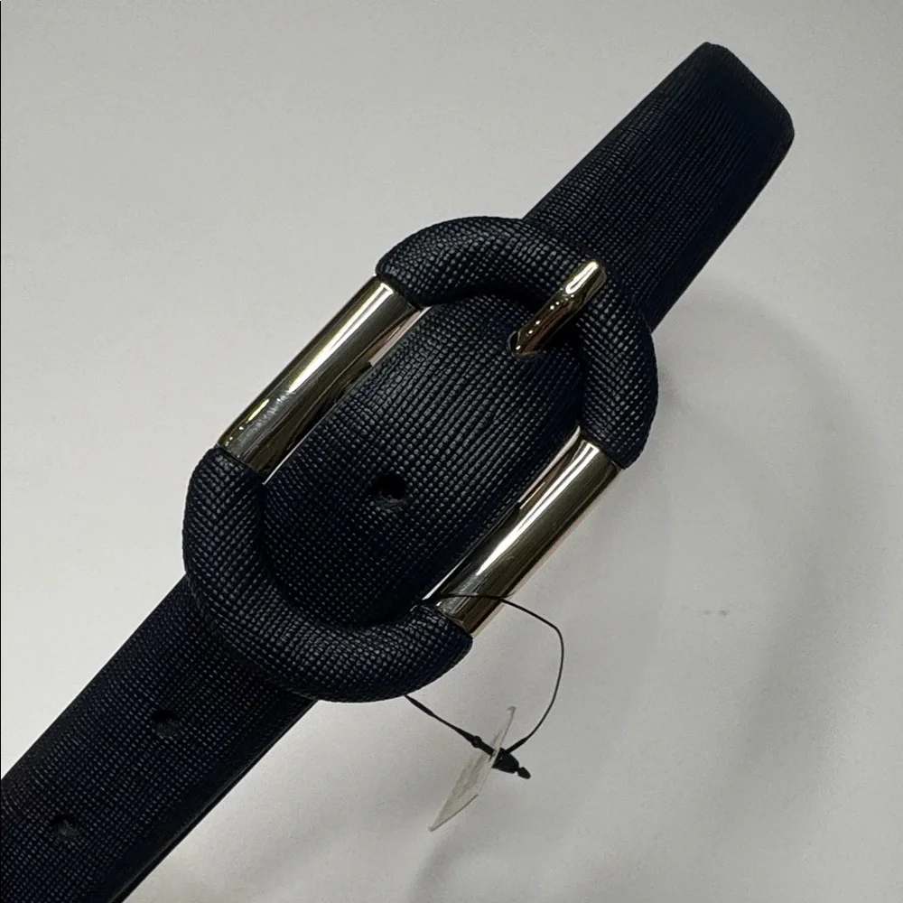 White House Black Market Navy Belt with  Buckle - Picture 6 of 6